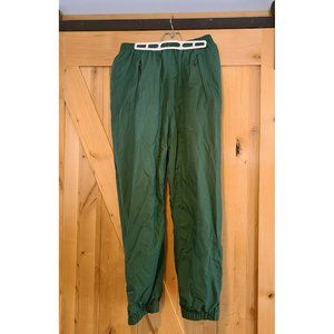 Vintage Men’s Eddie Bauer Ski Pants Size Small Green Lined Nylon